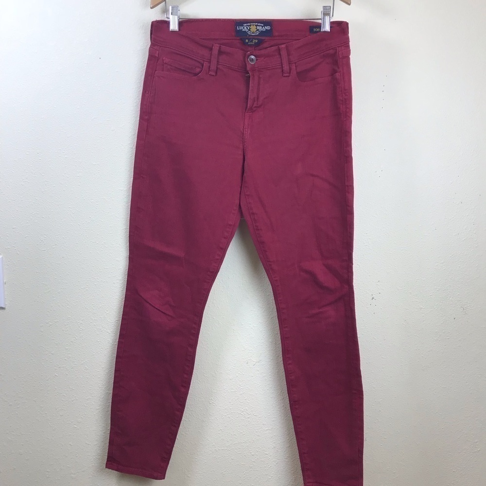 Lucky brand Sophia skinny  8/29 ankle faded Jeans